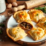 Przepis na Sakiewki z Pieczarkami