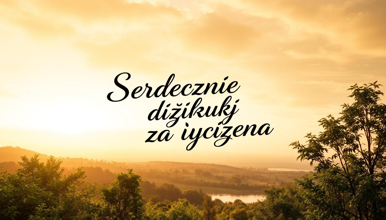 Serdecznie dziękuję za życzenia