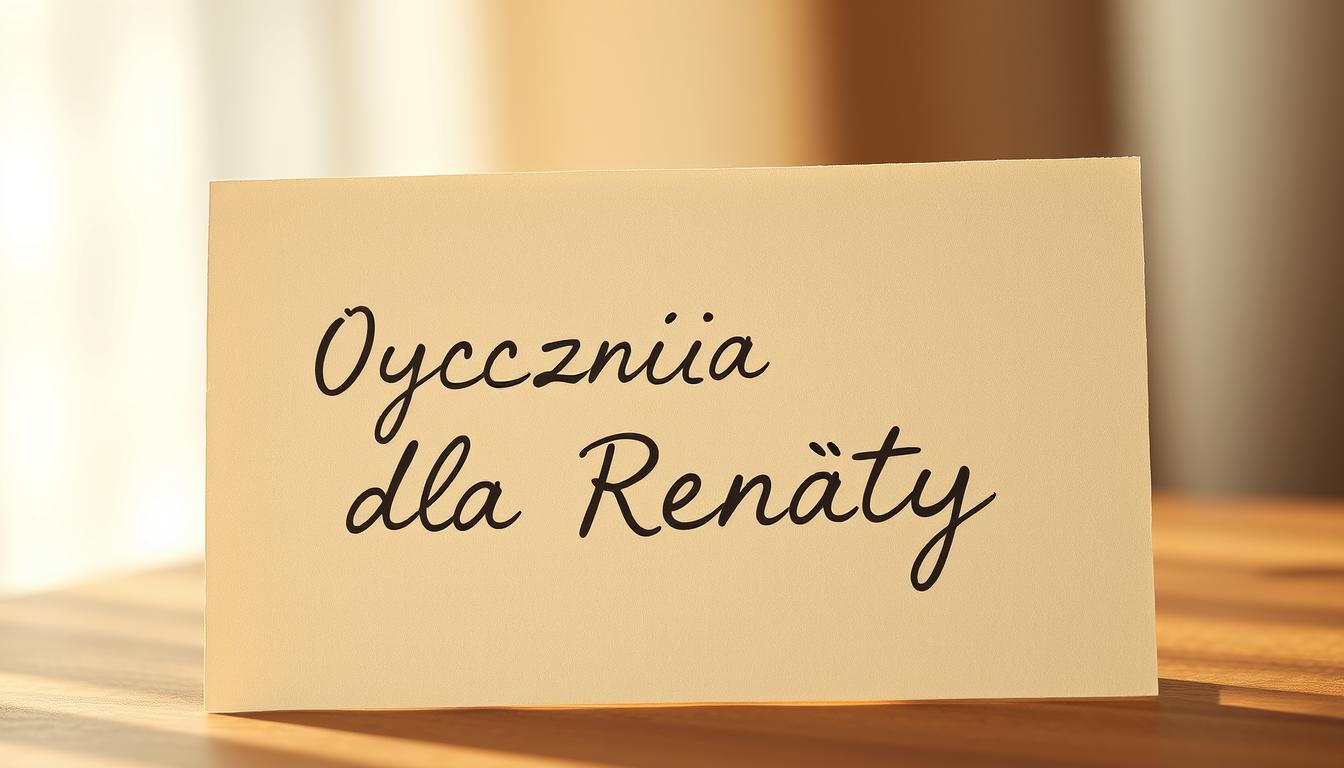 Życzenia dla renaty