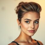 Długie włosy z wygolonymi bokami – inspiracje